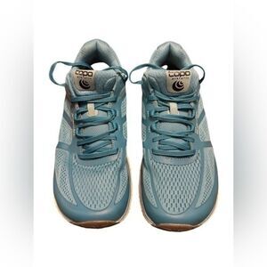 TOPO ATHLETIC shoes phantom zipfoam 9.5 aqua cobalt powered ortholite sneakers